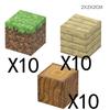 Animal Wheat Block Scene Building Mine World Magnetic Base Plate Magnetic Building Block Toys Children's Toys Gift DIY 2CM X045