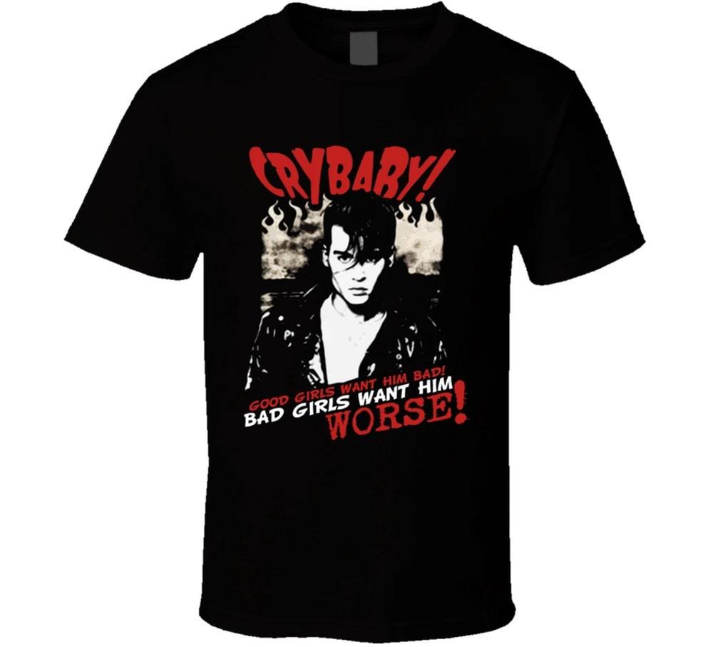 Crybaby Retro Johnny Depp Maglietta Retro Film