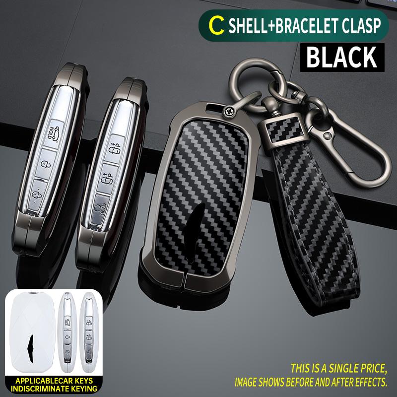 Car Remote Key Case Cover Protect Shell Fob For Hyundai Genesis G90 G70 G80 EQ900 GV60 GV80 G90RS4 2022-2025 6 7 8 Button