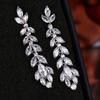 Lindon Fashion Copper Alloy Zircon Jewellery Drop Earrings For Women Wedding Party Gifts