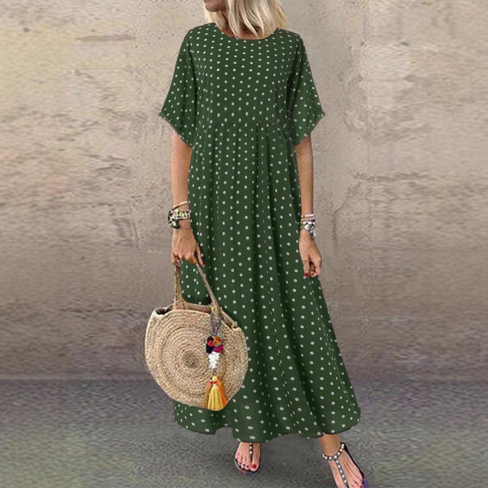 Summer Hot Sale New Polka Dot Small Fresh Large Size Women's Dress