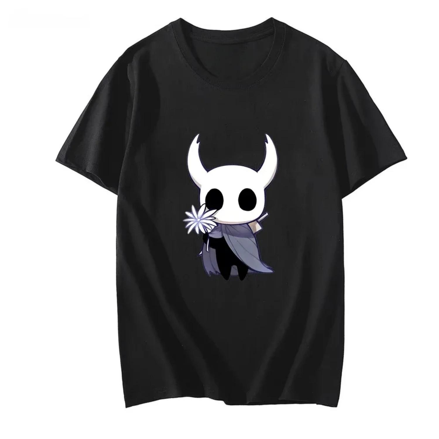 

New cartoon cartoon printed T-shirt, men s casual fashion short sleeve 100% cotton top S чёрный