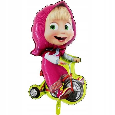Masha and the Bear on a Bike Foil Balloon 99X58C