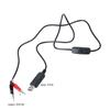 Alligators Clips USB Input 5V2A To 9V 0.60A Output Power Supply Adapter Cable For Security Camera And Wireless Routers