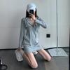 Long sleeve plus size vintage hooded new in dresses for women casual loose mini short spring autumn dress