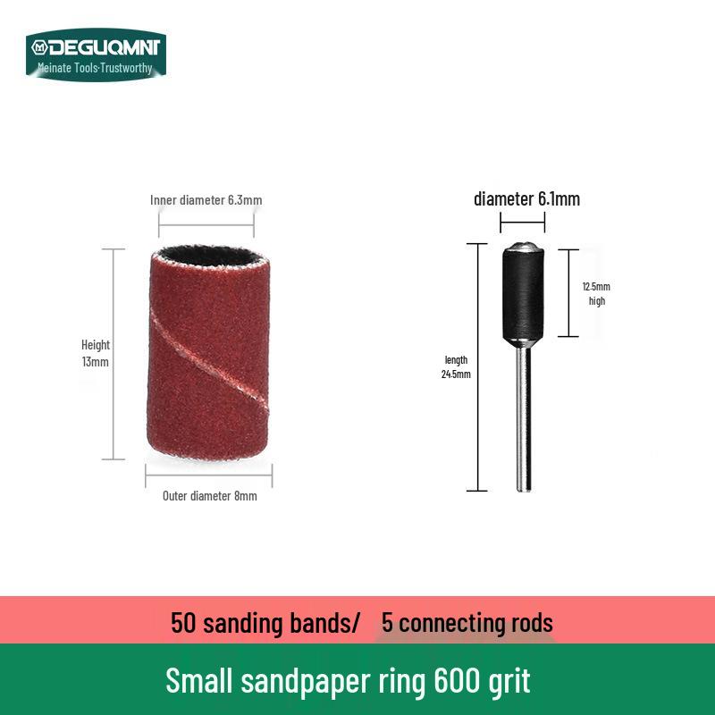 Electric Grinder Sandpaper Ring for Wood, Metal, Nail Art, Rust Removal, and Polishing