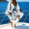1pc Football32 Beach Towel with Custom Name, Beach/Swimming/Bath/Picnic/Camping Towel, Suitable for Seaside Beaches