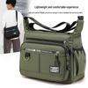 2025 Men's Large Capacity Wear-Resistant Multi-Pocket Shoulder and Messenger Backpack