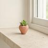 Pot de fleurs imprimé en 3D, Mini jardinière fraise réaliste, avec décor de bureau couleur fraîche mate, Cadeau pour anniversaire pendaison de crémaillère