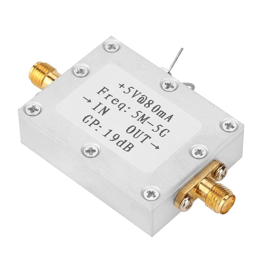 5M5GHz Wideband  RF Signal Amplifier Gain 19dB@2G Broadband Amplification