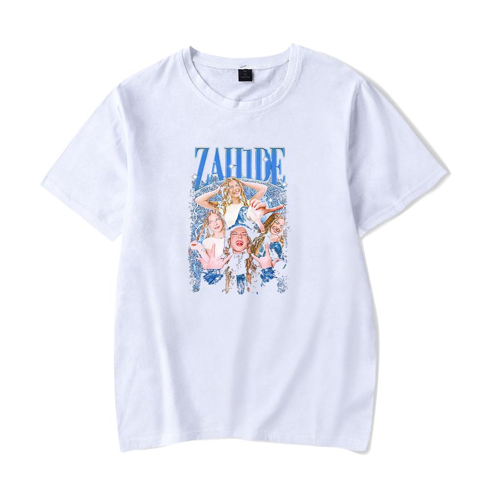 

Zahide Short Sleeve Merch Tee Women Unisex Crewneck Fashion Tshirt Unisex Tops S