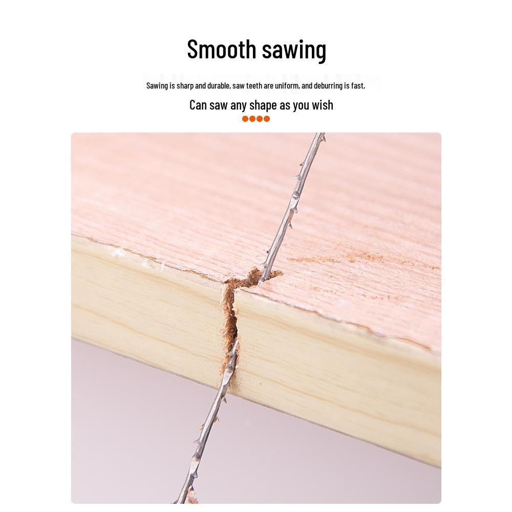 Multi-Function Handheld Pull Saw: Flower, Fret, Wire, and Jigsaw for Woodworking & Household Use