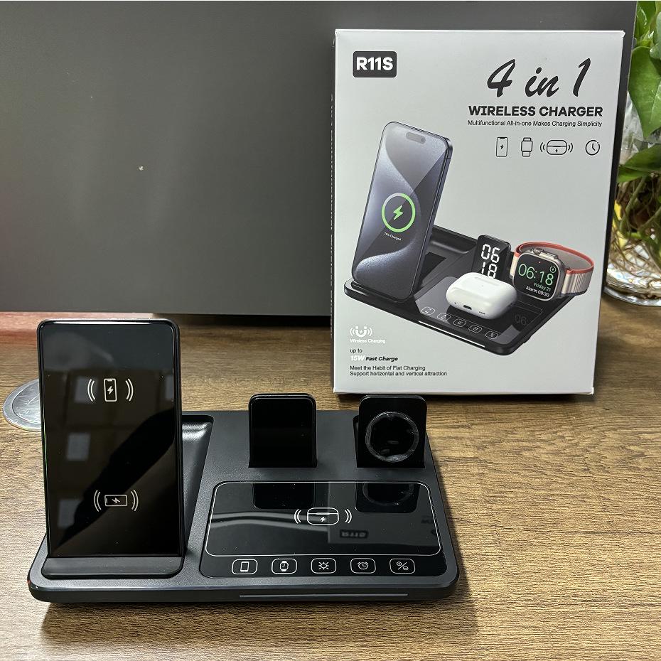 

Multi-functional Wireless Charging Clock & Phone Stand