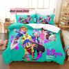 Game Ninjala Beding Set Single Twin Ful Quen King-Sized Dimensionsd Dimensions Bed Linen Set Aldult Kid Bedrom Duvetcover Sets 3D Print Young