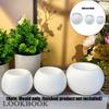 Round Flower Pot Silicone Mould 3 Sizes DIY Succulent Vase Round Candle Cup Mould Craft Making Supplies Stucco Concrete Resin Storage