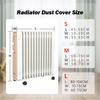 Radiator Dust Cover Cartoon Print Household Oil Tin Dust Cover Heater Dust Cover Electric Heating Dust Cover Home Storage Clean