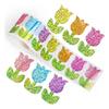 500 Sheets/Roll Colorful Small Tulip Flower Laser Stickers, Holiday Decoration Material, Self-Adhesive Sealing Labels