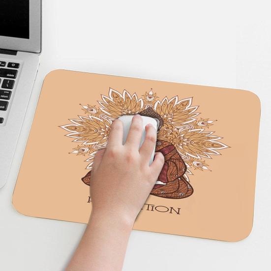 Premium-Mauspad, faltbar, Gummi, verschleißfest