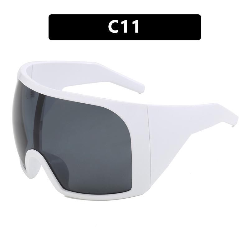Futuristische Übergroße Einteilige Punk-Brille Sonnenbrille
