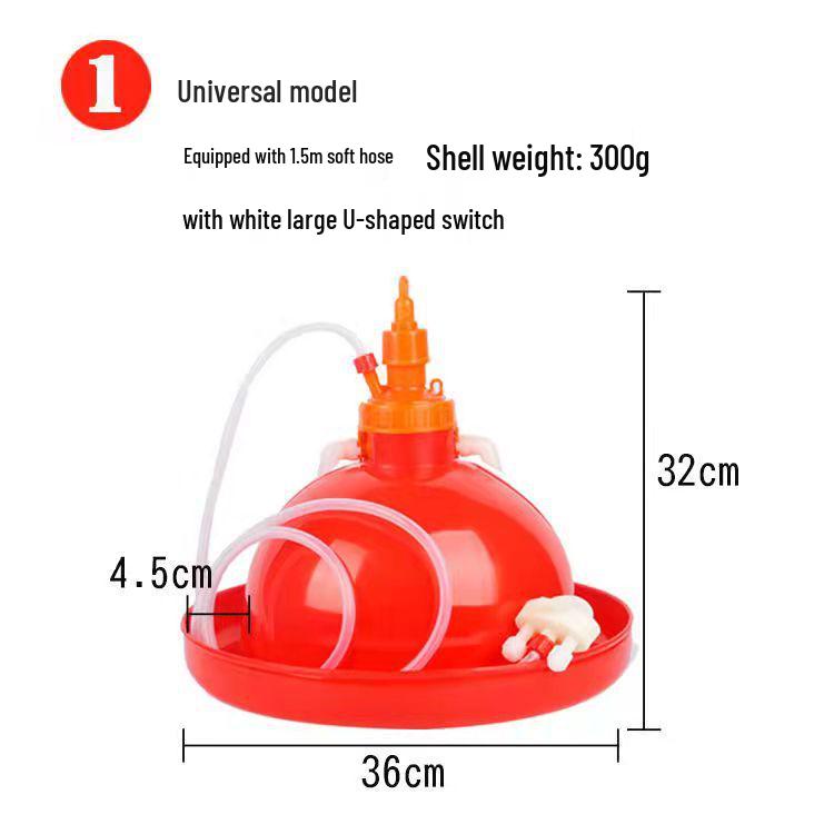 Plasson Automatic Chicken, Duck & Goose Water Drinker & Feeder