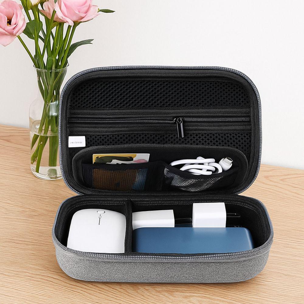 Portable Travel Organizer Double Layered Bag Organizer Digital Accessories Storage Bag  Outdoor