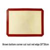 Coffee Silicone Baking Mat: 0.7mm Thick, Heat-Resistant, Platinum Silicone for Baking and Kneading