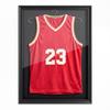 Jersey Frame Display Case, 79.5x 59x 4 Cm, Wooden Sport Jersey Shadow Box with 98% UV Protection PC Panel and Hanger, Magnetic Lock, for Baseball