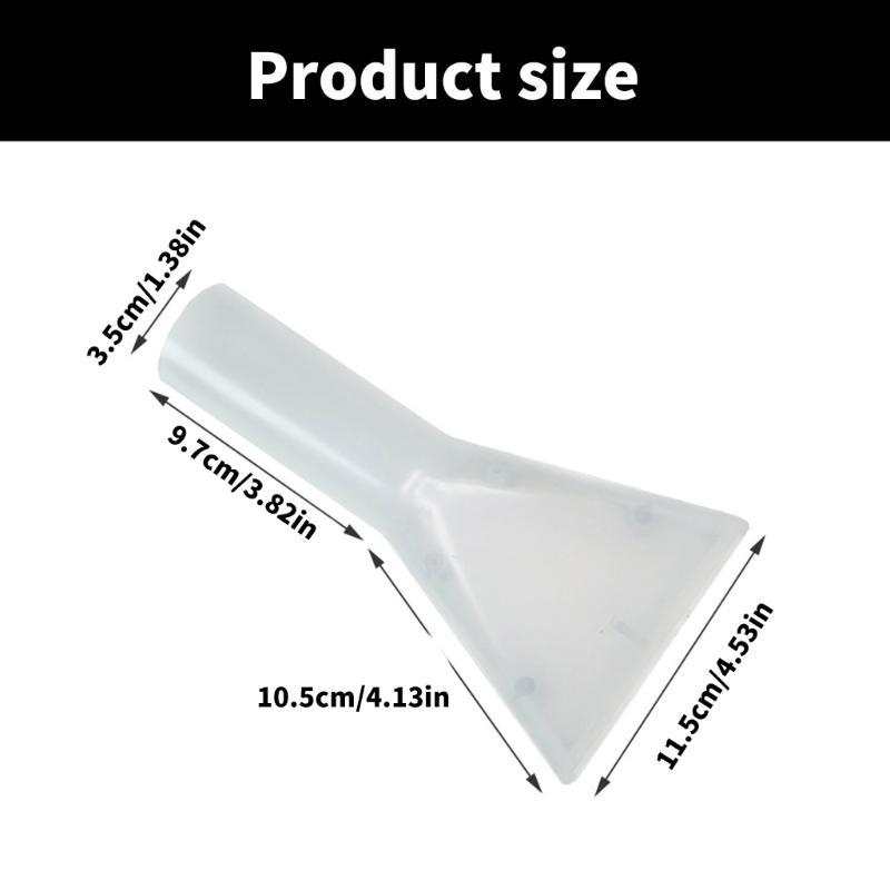 Vacuum Extractor Attachment Transparent Head Vacuum Extractor Nozzle Vacuum Head Extraction Accessories for Sofa