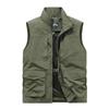 Double-sided Wear New Multi-pocket Vest Men's Winter Velvet Vest Plus Size Fleece Vest Jacket