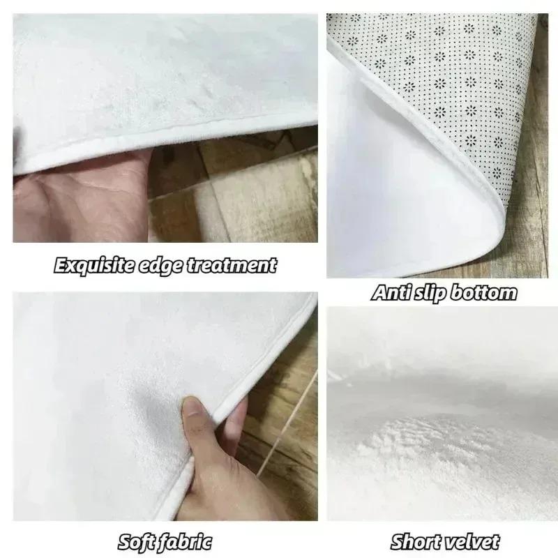 Pokémon Squirtle Charmander Carpet Printed Non-Slip Rug Mat for Living Room Bedroom Kids Room Home Decoration Floor Mat