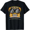 Cool Bus with Sunglasses, School Bus America T-Shirt
