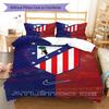 Ensemble couette et taies d'oreiller Atleti Décoration de maison Cadeau d'anniversaire (1 housse de couette + 2 taies d'oreiller, sans garniture.)