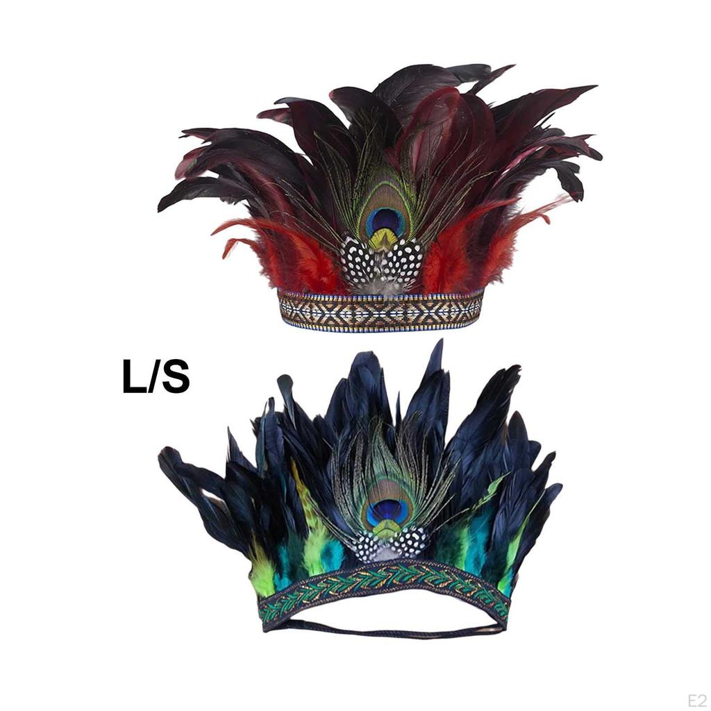 Costume Style Fascinator Indian Decorative Headdress for Show Party Women