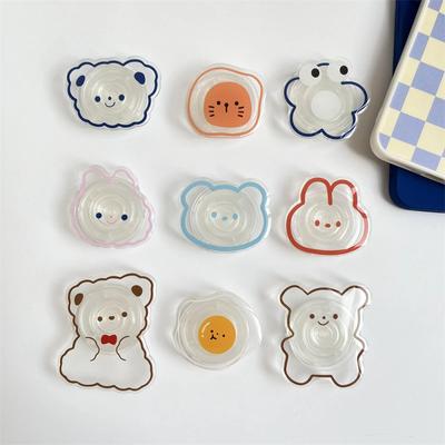 Cartoon Animal Korean INS Cute Bear Folding Grip Holder Socket Pocket Support Mobile Phone Finger Ring Griptok Expanding Stand