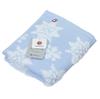 Nishikawa Face Imabari Gauze Made In TT21121000 Towel, 34x80cm, 100% Cotton, Imabari-Made, "Happy Gardenia," Blue, Japan,