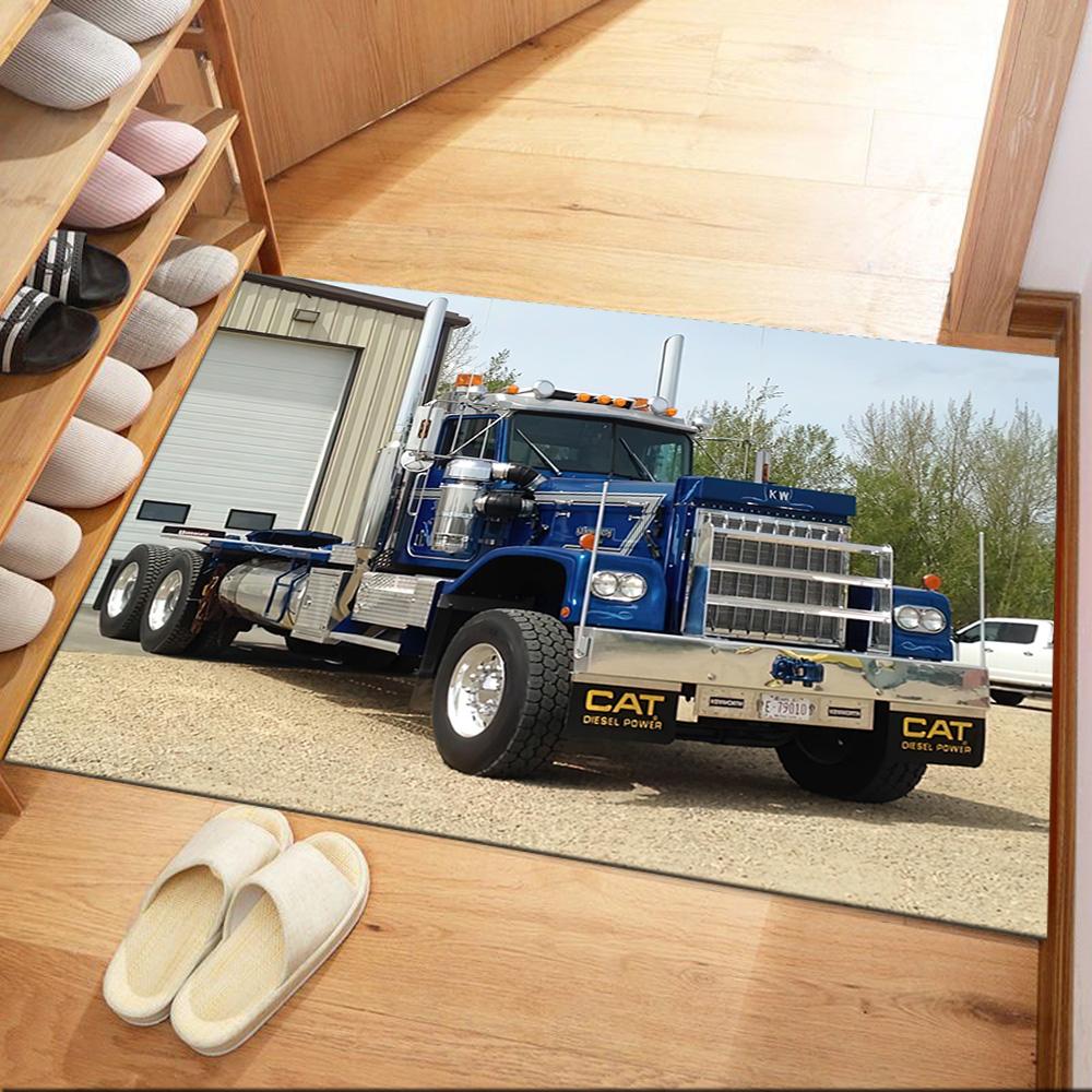 Kw Heavy Trucks Area Rug Perfect For Dormitory Foyer Dining Room Living Rooms Antislip Rug Office Home Decor