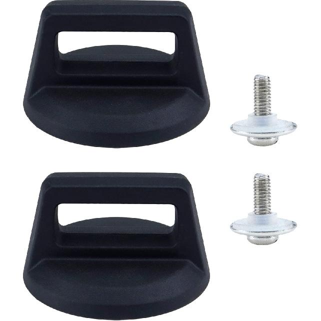 2pcs Pot Lid Top Replacement Knob Pan Lid Holding Handles Universal Replacement Pan Lid Holding Handles for Kitchen Cookware Black