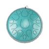 Steel Tongue Drum 13 Inch 15 Notes D Key Percussion Instrument Portable Balmy Drum with Drum Mallets for Meditation