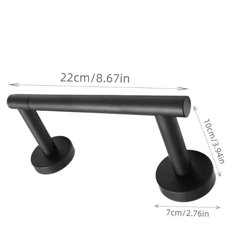 2025 New Double Column Stainless Steel Roll Holder Removable Wall Mounted Toilet Paper Holder Wall Mounted Toilet Paper Holder