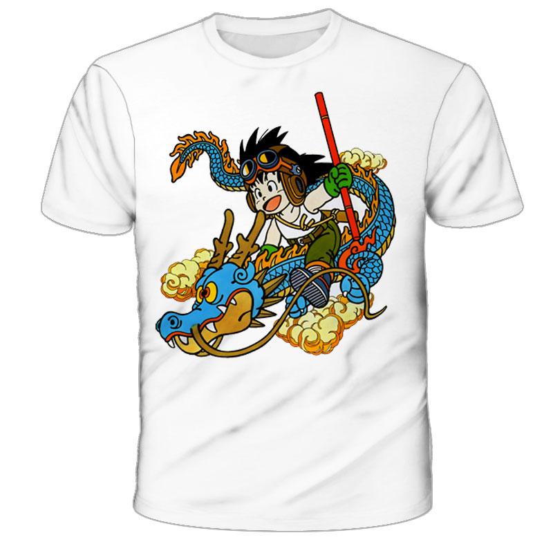 Sommer Anime Figuren Son Goku Super Saiyan T-Shirt Jungen T-Shirts Kinder Kleidung