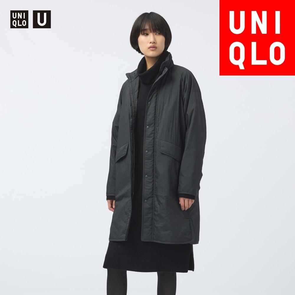 

Uniqlo Утепленное нестеганое пальто 38 DARK BROWN/WOMEN S