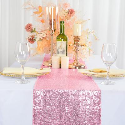 Pailletten Tischläufer Glitzer Tischläufer 30*180cm für Hochzeitsfeier Geburtstag Bankett Hotel Zuhause Tischdekoration