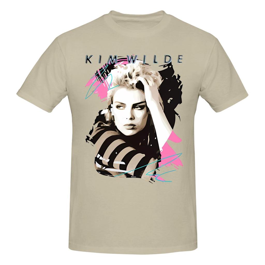 Kim Wilde 80s Retro Faded Soft And Glutinous Tshirt Fresh And Simple Easy To Clean Tees