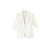 LANGZI Old Money Style Pleated Blazer