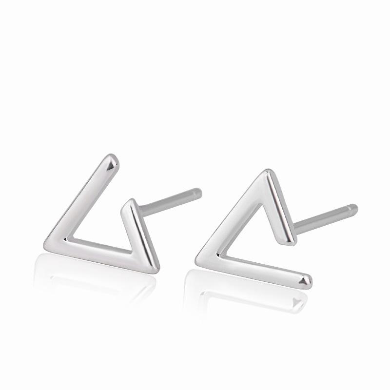 Minimalist Fashion Stud Earrings For Women Students Personalized Versatile Daily Wear Jewelry Accessories