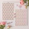 Early Spring Soft Ceramic Earrings Water Transfer Paper Flower Bird Pattern Clay Special Water Soluble Sticker DIY Handmade Tool