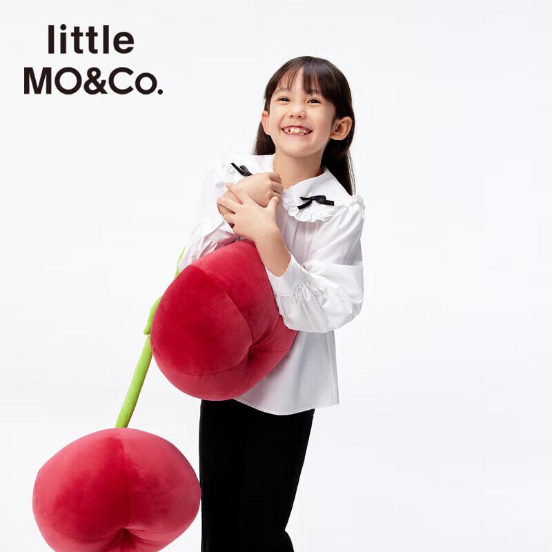 Little MO&Co. Girls' Peter Pan Collar Long-Sleeve Cotton Shirt