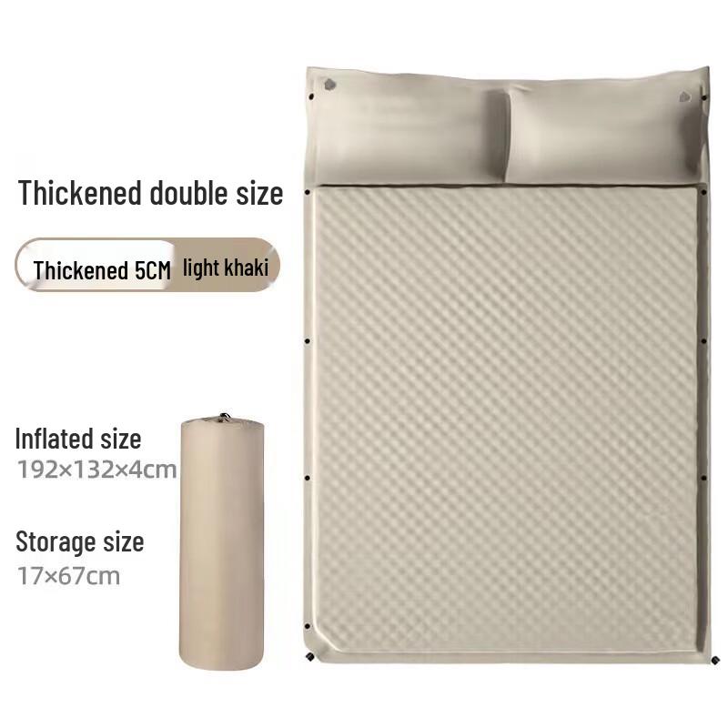 Automatic Inflatable Camping Mattress Double, 5cm Thickness