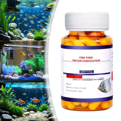 1/2 bottiglie di capsula per la purificazione dell'acqua dell'acquario Potente capsula per la purificazione dell'acqua Aqua per rimuovere tutti i tipi di torbidità dall'acqua dell'acquario
