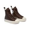 Converse Sneakers da Donna Chuck Taylor All Star con Plateau Extra-Alto Mountain Club Marrone Radice Scura Aigrette 570027C